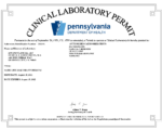 PA Laboratory Permit with Virology_70921
